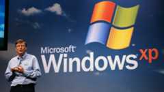 Windows XP launch bill gates