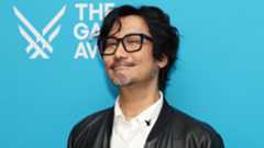 Japanese video game designer Hideo Kojima poses on the red carpet upon arrival to attend The Game Awards at the Peacock Theater in Los Angeles, California, on December 11, 2025. (Photo by Michael Tran / AFP via Getty Images)
