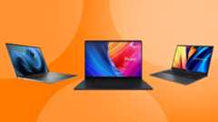 Three laptops in a row.