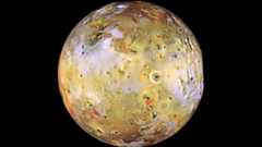 Jupiter’s moon Io is the most volcanically active world in the solar system. This high-resolution image of Jupiter’s fifth moon was captured by NASA’s Galileo spacecraft and was published on 18, Dec. 1997. 