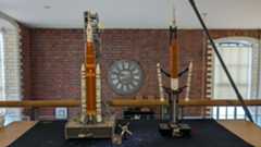 Image showing the two different Lego Artemis SLS sets