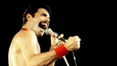 Queen lead singer Freddie Mercury