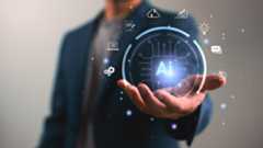 AI in man&#039;s hand 