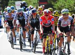 Tom Pidcock rides for Q36.5 at the Vuelta a España