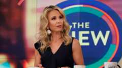 Elisabeth Hasselbeck wears black during a 2019 appearance back on The View after her firing.