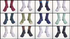 Image shows socks of the cycling socks grouptest