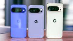 Pixel 10 vs Pixel 10 Pro vs Pixel 10 Pro XL showing their back casings and cameras.