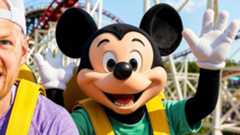 AI image of Mickey Mouse waving