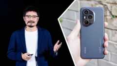 Honor camera chief Luo Wei alongside the Honor 400 Pro