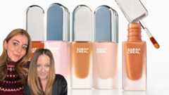 Sarah Creal under eye corrector with two women wearing the product