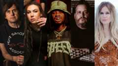 Collage of Napalm Death/Amaranthe/Denzel Curry/Dead Pioneers/Myrkur for Metal Hammer's tracks of the week, February 13 2026