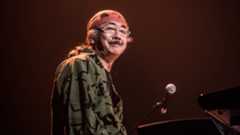 PARIS, FRANCE - NOVEMBER 17: Nobuo Uematsu performs at La Cigale on November 17, 2012 in Paris, France.