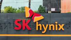 SK hynix sign outside its South Korea headquarters