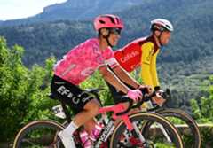 Esteban Chaves rides his bike