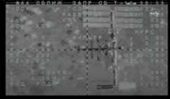 A view from the Russian Soyuz MS-19 spacecraft as it flies around the International Space Station after undocking on March 30, 2022.