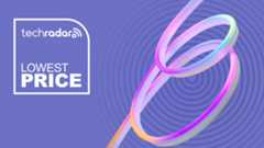 The Govee Neon Rope Light 2 is displayed across the right of the image, with text to the left reading &quot;Tech Radar lowest price&quot;.