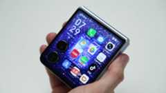 The Honor Magic V Flip 2 being held in the hand