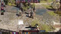 Divinity: Original Sin 2 - a party of three players enters battle together