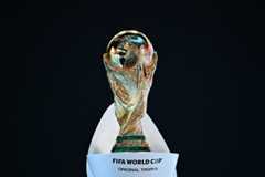 World Cup 2026 fixtures: 2026 FIFA World Cup trophy ahead of the 2026 FIFA World Cup and European Play-Off draw and Play-Off Tournament draw at the FIFA's Home of Football in Zurich on November 20, 2025. 