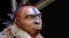 A reconstruction of a late Neanderthal from El Salt.