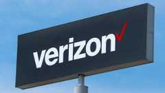 Verizon sign zoomed