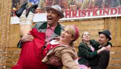 (From L to R) Jonathan Bennett as Dylan in A Keller Christmas Vacation