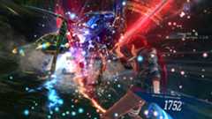 Aaron Wei battles a bug monster in Trails Beyond the Horizon, cropped for a closer view of the action