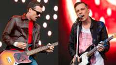 Garyand Ryan Jarman of The Cribs performing in 2025