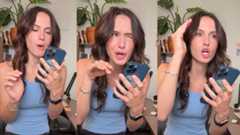 A YouTuber uses voice to generate sound effects in Adobe Premiere Pro for iPhone