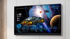 Panasonic Z95A OLED TV shown in a living room