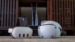 The Meta Quest 3 and PSVR 2 side-by-side