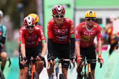 CARDIFF, WALES - SEPTEMBER 07: Geraint Thomas of Great Britain and Team INEOS Grenadiers crosses the finish line during the 21st Tour of Britain 2025, Stage 6 a 112.1km stage from Newport to Cardiff on September 07, 2025 in Cardiff, Wales. (Photo by Alex Livesey/Getty Images)
