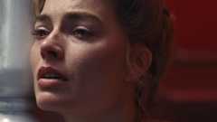 Margot Robbie crying in Wuthering Heights