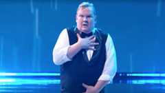 Andy Richter dancing to &quot;It&#039;s Raining Men,&quot; in Episode 2 of Season 34 of Dancing with the Stars.