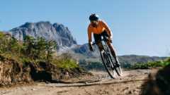 Basso Palta II being ridden on a gravel track in Italy 