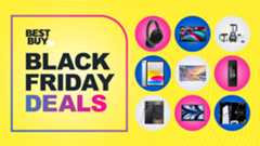 Collage of tech from the Best Buy Black Friday sale