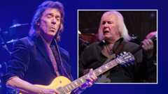 BERLIN, GERMANY - MAY 08: British singer and guitarist Steve Hackett performs live on stage during a concert at the Uber Eats Music Hall on May 8, 2025 in Berlin, Germany. (Photo by Frank Hoensch/Redferns)
