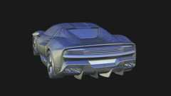 Ferrari Testarossa Rendering by Luca Serafini