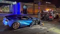 Michael B. Jordan's Ferrari 812 Superfast Crashed Into A Kia