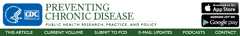 Preventing Chronic Disease logo