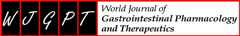 World Journal of Gastrointestinal Pharmacology and Therapeutics logo