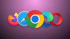 Logos of five most popular desktop browsers