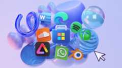 Microsoft Store with a bunch of app icons