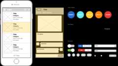 Mobile App Wireframe Template in Cacoo