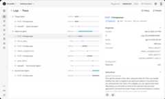 Image of the Agents Tracing UI
