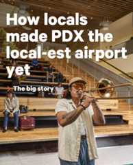 How locals made PDX the local-est airport yet.