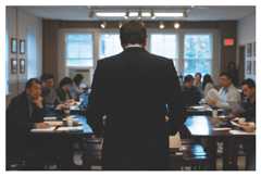 professor teaching class