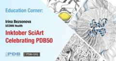 Inktober SciArt Celebrating PDB50-graphic