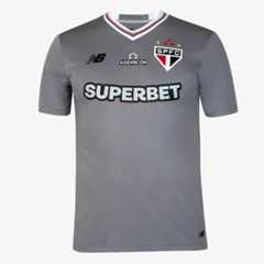 Camisa São Paulo Grey Days New Balance Masculina