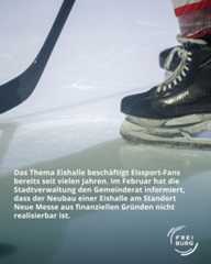 Dieser Alternativtext wurde KI-generiert: Ein Paar Eiskunstlaufschuhe steht auf einer eisigen Fläche. Das Bild ist in einem hellen, fast monochromen Stil gehalten.